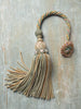 Antique French Silk tassel with rosette