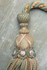 Antique French Silk tassel with rosette