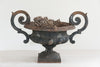 Antique French Cast iron Black Jardiniere - Decorative Antiques UK - 2