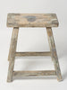 Antique Rustic Hungarian Wooden Stools