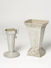 Vintage French Metal Cast Vases