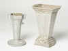 Vintage French Metal Cast Vases