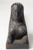 Pair Cast Iron French Sphinx Form Andirons-Firedogs