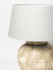 Beautiful Pair Large Jar Table Lamps with Dove Grey Shades