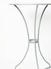 Beautiful French Bistro Tables with Painted Grey bases