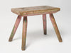 Antique Rustic Hungarian Wooden Stools