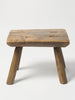 Antique Rustic Hungarian Wooden Stools