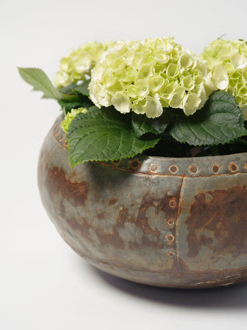 Handcrafted Indian Metal Water Bowl