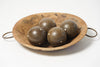 Antique Wooden Carpet Bowls