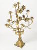 Antique French Floral Gilt Church Candelabras