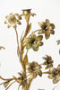 Antique French Floral Gilt Church Candelabras