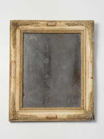 Antique French Mercury Glass Mirror, circa 1850