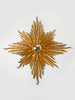 Amazing Large Hand Carved Gilt Sunburst Mirror
