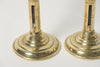 Antique Brass Push Up Candlesticks