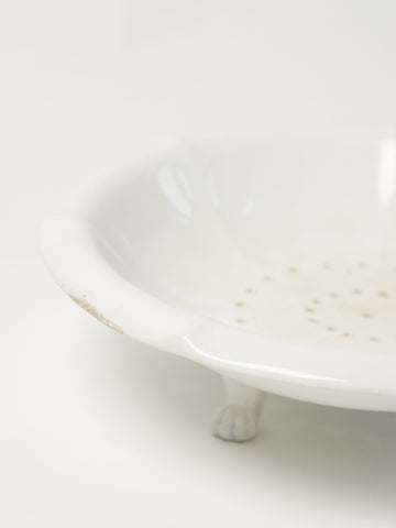 Antique Ceramic Villeroy and Boch Fruit Straining Dish