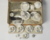Amazing Antique French Child's Dinner Service Toy Set in original box, Rare