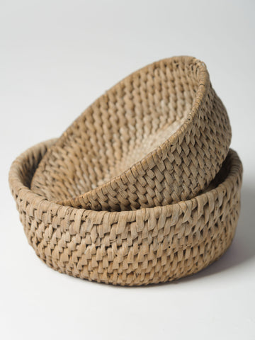 Antique Swedish cheese baskets