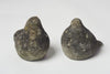 Cute Pair Vintage Stone Doves