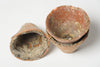 Antique French Pine Resin terracotta pots