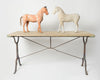 Antique Swedish Horses, dry scraped