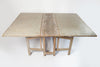 Antique Swedish Slagbord drop leaf table with original paint