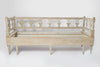 Antique Swedish Gustavian Trundle Bed Bench