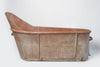 Antique 19th Century French Napoleon IIII Painted Zinc Bath Tub