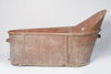 Antique 19th Century French Napoleon IIII Painted Zinc Bath Tub
