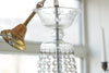 Vintage Bohemian Crystal Balloon Chandelier circa 1940