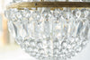 Vintage Bohemian Crystal Balloon Chandelier circa 1940