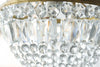 Vintage Bohemian Crystal Balloon Chandelier circa 1940