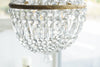 Vintage Bohemian Crystal Balloon Chandelier, circa 1940