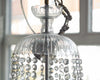 Vintage Bohemian Crystal Balloon Chandelier, circa 1940
