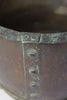 Antique French Copper Log bin/planter with rivets
