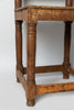 Antique Swedish Folk chair with hand painted kurbits panel