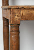 Antique Swedish Folk chair with hand painted kurbits panel