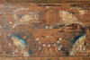Antique Swedish Folk chair with hand painted kurbits panel