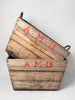 Antique French Champagne Trugs