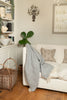 Klippan Preppy Grey Melange woven throw