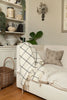 Klippan Island White Brushed Lambswool throw