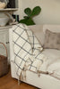 Klippan Island White Brushed Lambswool throw