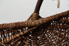 Vintage French woven foraging baskets