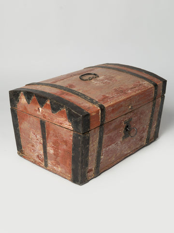 Antique 18th Century Swedish Writing box, original paint