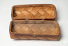 Antique Swedish Birch bark woven case (small)