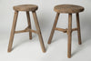 Antique Chinese rustic milking stools, circa 1900