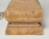 Beautiful handcrafted wooden table lamps with linen shades