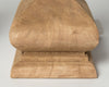 Beautiful handcrafted wooden table lamps with linen shades