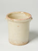 Antique Italian Confit Pot with pink glaze rim