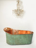 Antique 19th Century French Copper Slipper Bath