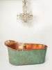 Antique 19th Century French Copper Slipper Bath